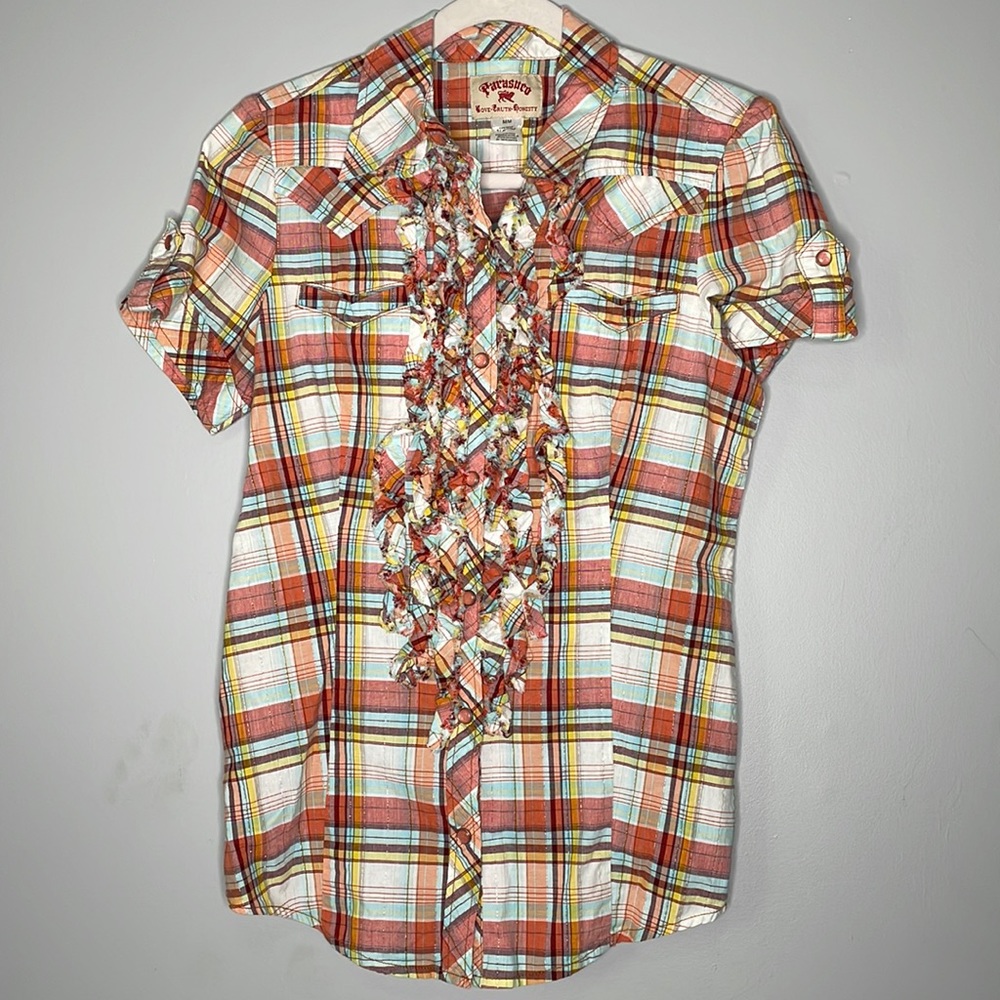 Parasuco Plaid Tee Shirt